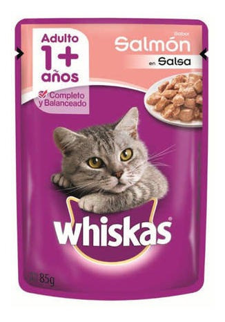 Whiskas Pouch Adulto Salmón