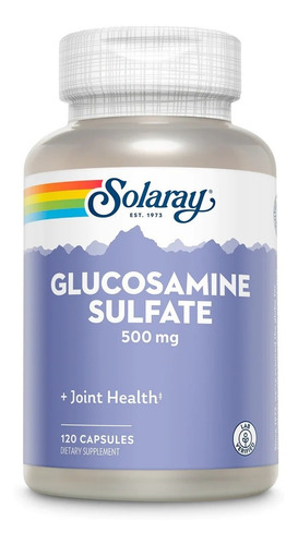 Solaray | Sulfato De Glucosamina | 500mg | 120 Cáps Veganas