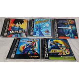 Ps One Megaman Colección Originales 8 X4 X5 X6 Legends Negra