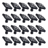 20pcs Herraje De Pequeña Sala De Hierro Forjado Negro