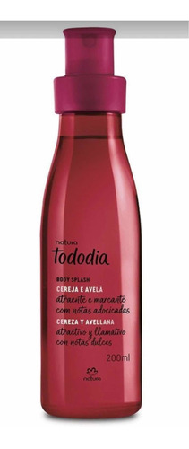 Body Splash Tododia Natura Cereza Y Avellana 200ml