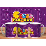 Taza Personalizada Pacman Juegos Vintage