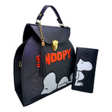 Snoopy Bolsa 3 En 1 Con Cartera 