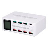 Multi-puerto Usb Cargador 8 Puertos Estación De Carga Usb Q