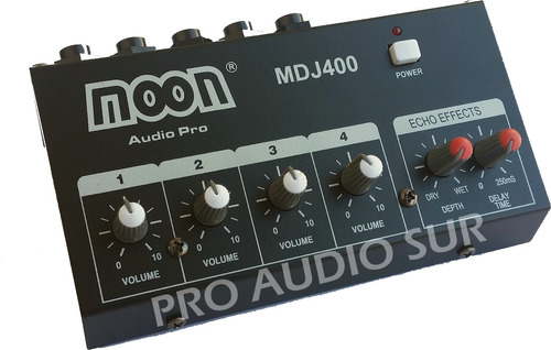 Consola Moon Mdj400 4 Entradas Mixer Estudio Vivo Sonido Pro