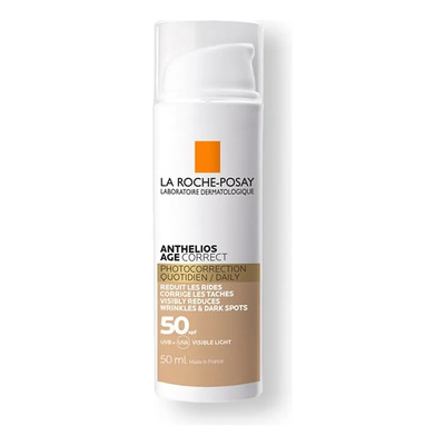 La Roche-Posay Anthelios Age Correct Protector Solar Facial Antiarrugas, Hidrata Y Restaura La Barrera De La Piel, Con Ácido Hialurónico Y Tecnología Cellox-B3, Para Piel Sensible, 50 ml | Envío gratis