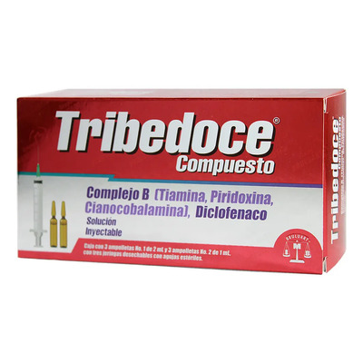 Tribedoce Compuesto Solución, 3 Ampolletas 1 Ml (nº I) + 3 Ampolletas 2 Ml (nº Ii) | MercadoLibre