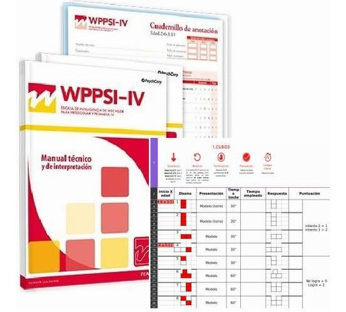Wppsi Iv 4 Batería Psicológica - Software Automatizado