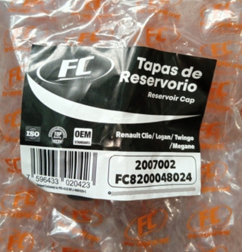 Tapa Reservorio Agua Renault Logan Twingo Clio Megane Kangoo Foto 4