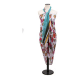 Pareo Trendy Colores Mujer Dama Ligero Practico Fresco