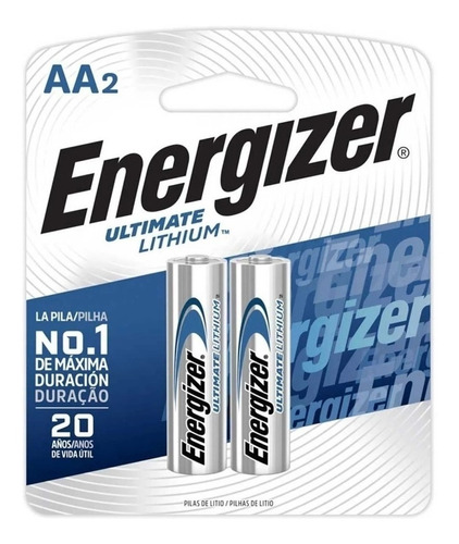 Energizer Ultimate Lithium L91 Aa Cilíndrica - Blister 2 Unidades