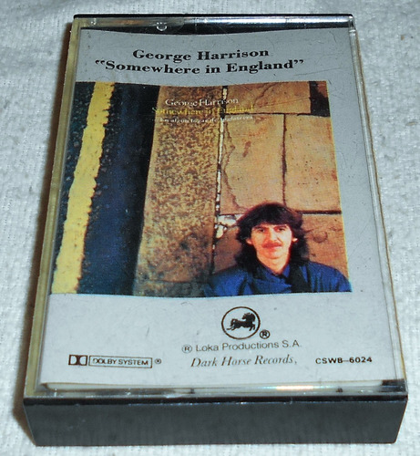 Cassette George Harrison /  Somwere Here In England 