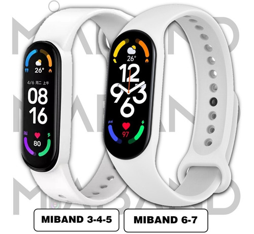 Malla Correa Compatible Con Reloj Xiaomi Mi Band 3 4 5 6 7