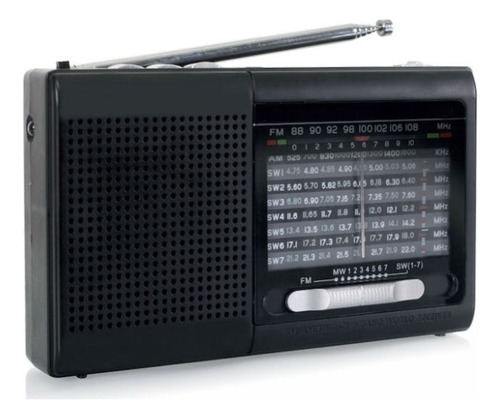 Radio Portatil Bluetooth Señal Potente Usb Ac Recargable Mp3