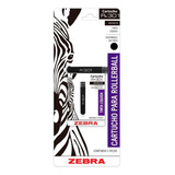 5 Repuestos Cartucho De Pluma R301 Zebra Tinta Negra