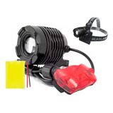 Farol Bike Led Cree T6 2.900.000lumens + Pisca Recarregável