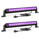 2pcs Barra De Luz Negra Led De 36w, Luces Negras Fiesta...