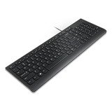 Teclado Alambrico Lenovo Usb | Calliope  Ingles  Negro