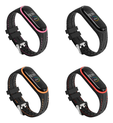 4 Correas Para Xiaomi Mi Band 7 6 5 4 3