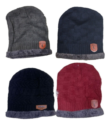 Touca De Lã Forrada Masculino Adulto Toca Gorro Toucas Frio 