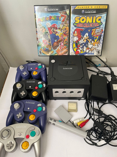 Consola Nintendo Gamecube + Juegos + Micrófono Y Memoria
