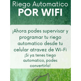 Sistema De Riego Automático Con Wi-fi 