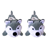 Til Patines Cuchillas Soaker Animales Tema Figura Huskie