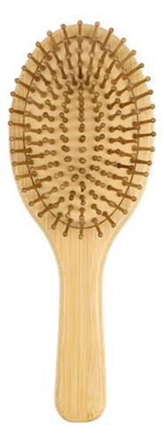 Cepillo Desenredante Con Peine De Bambú Para Masajear El Cue