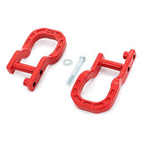 Ganchos De Remolque Forjado Rojo Chevy Silverado 1500 14-18