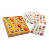 Brinquedo Pedagógico E Educativo Montessori - Memória 8 X 1