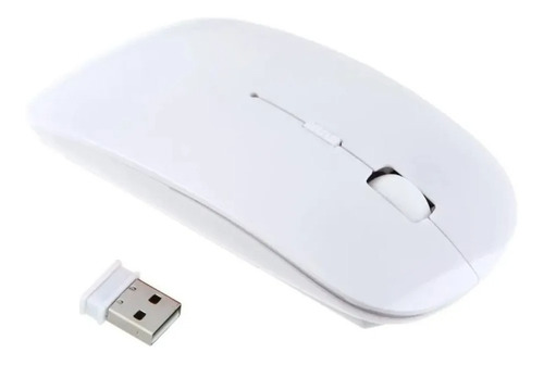 Mouse Inalambrico Sofisticado Plano Usb Incluye Pilas Aaa