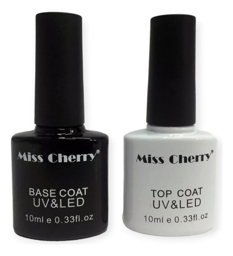 Duo  Base Y Top Coat Miss Cherry 10ml C/u