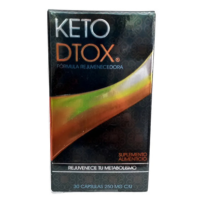 Keto Detox 30 Capsulas Convierte Grasa En Energia Sabor Neutro | Meses sin interés
