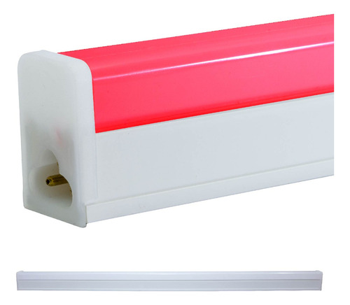 Lampara Lineal Led T5 9w 60cm Luz Roja