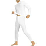 Pijama Termica Para Caballero Blanca 