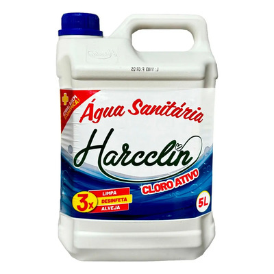 Água Sanitária 5 Litros Harcclin | MercadoLivre