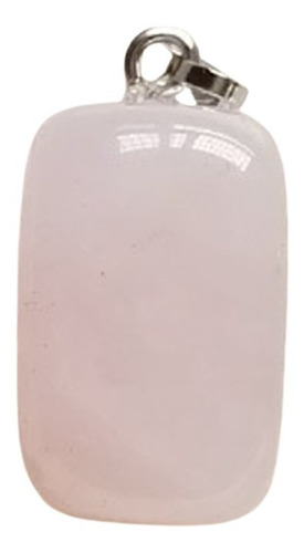 Cuarzo Rosa Piedra Natural Rectangular Dije Tamaño 10mmx17mm