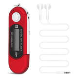 Unidad Flash Usb De 8 G, Reproductor De Mp3, Fm Walkman, Roj