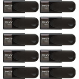 10 Pendrives De 16 Gb Pny Attache 4 Usb 2.0 Drive 