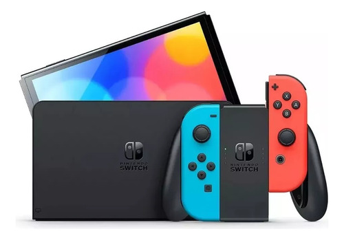 Nintendo Switch Oled 64gb Standard Color Rojo/azul Neón