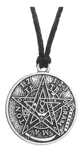 Collar Tetragramaton Pentagrama Wicca Pagan Hombre Y Mujer