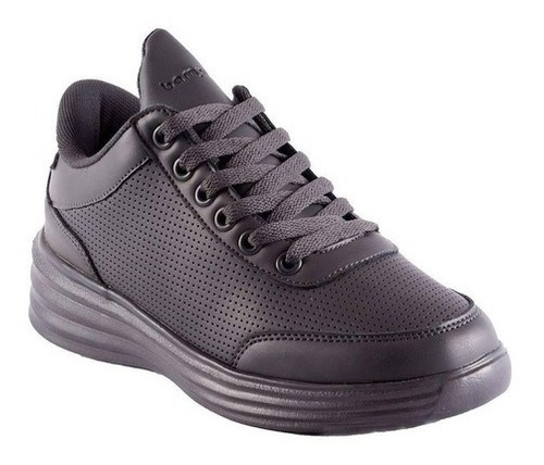 Zapatillas Bamers Mujer Textured Flatform Graphite