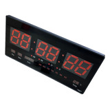 Relógio De Parede Led Digital - Calendário E Termômetro 46cm