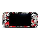 Skin Skins Compatible Con Nintendo Switch Lite - Red Camo | 