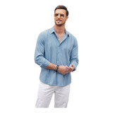 Camisa Guayabera Cubana Para Hombre, Camisas Casuales De Lin