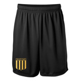 Short Deportivo - Racing - Con Bolsillo - Gold 