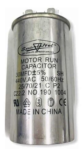 Capacitor De Marcha Condensador De Arranque 30mfd 440v Ac