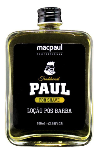 Loção Pós Barba Ação Refrescante For Shave Traditional Paul