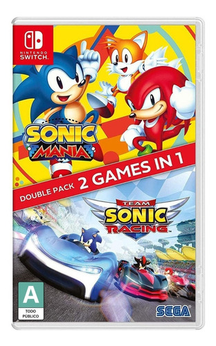 Sonic Mania / Team Sonic Racing 2 Juegos Nintendo Switch