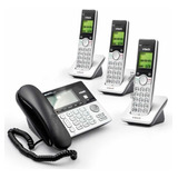 Teléfono Inalámbrico Vtech Fijo Con Tres Inalámbricos